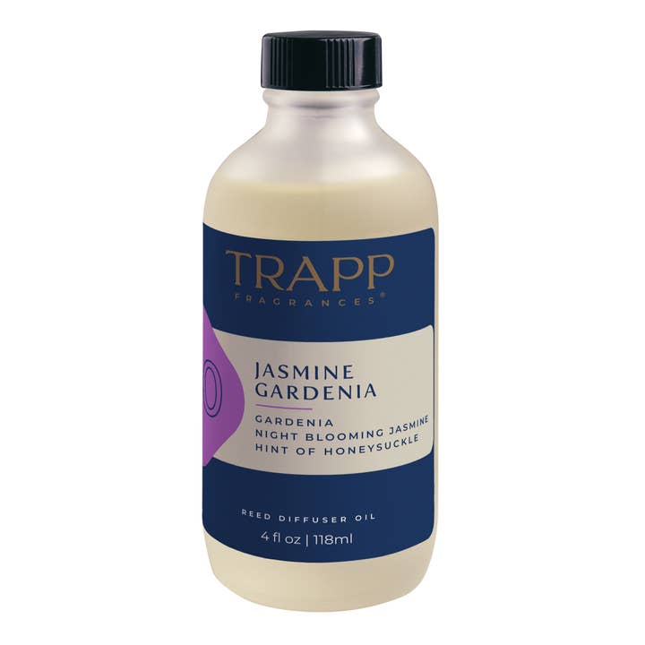 No. 60 Jasmine Gardenia 4 oz. Reed Diffuser Refill for wholesale by Trapp Fragrances