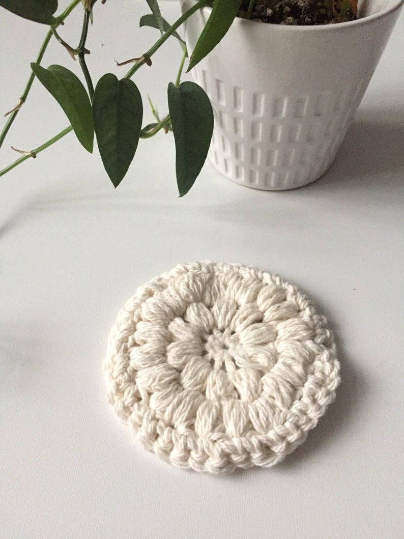 Ruby Moon Decor - Wholesale Cotton pad - Crochet Reusable Cotton Face Pad - zero waste gifts1