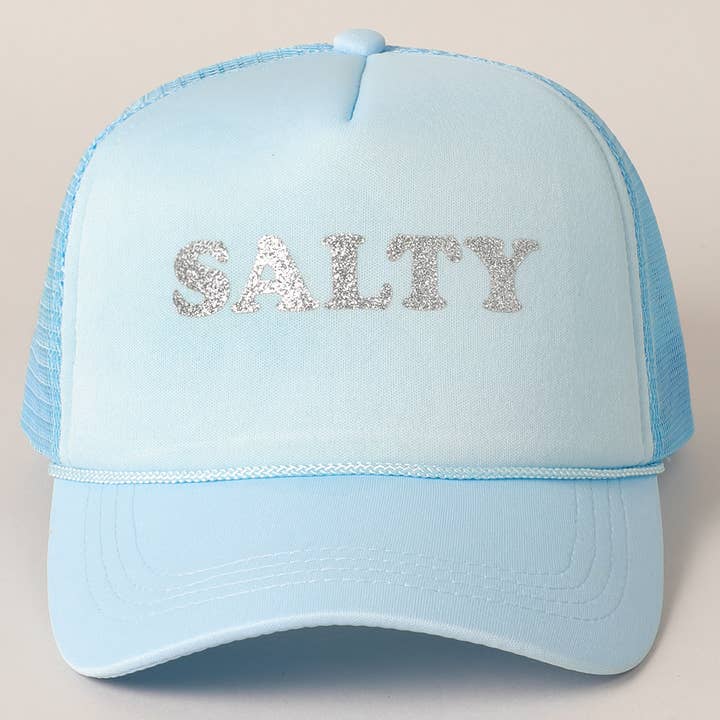 Fashion City – Engroshandel Trucker hat - Dame – Glitter SALTY trykt skum Trucker Hat8
