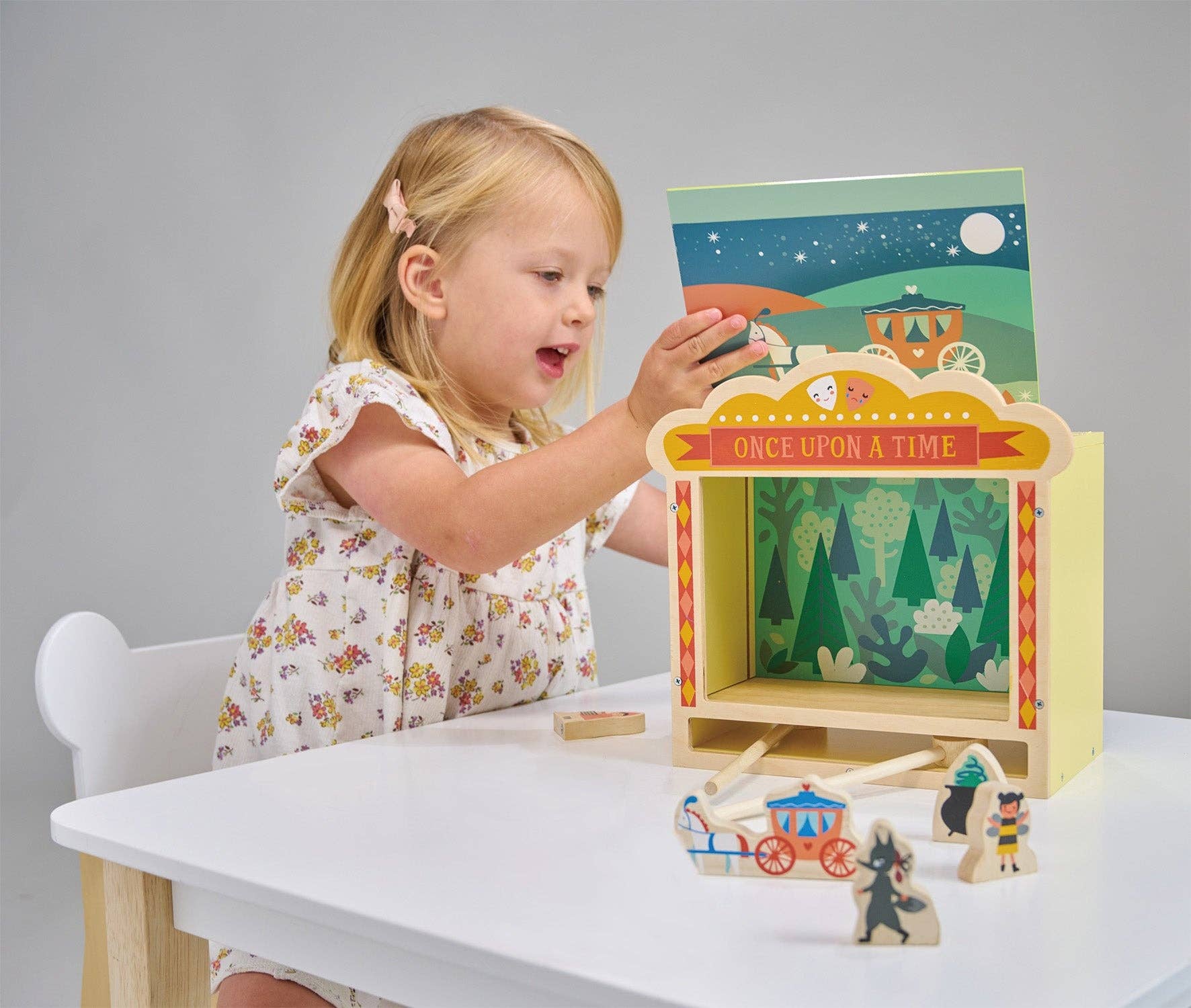 Mentari Toys - Wholesale Wood Toy - Kids - Wooden Tabletop Theatre5