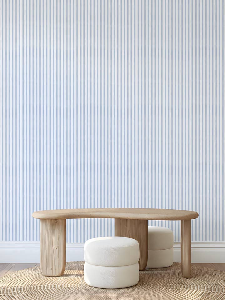 Strepen in Blauw + Wit voor wholesale door Timo & Violet