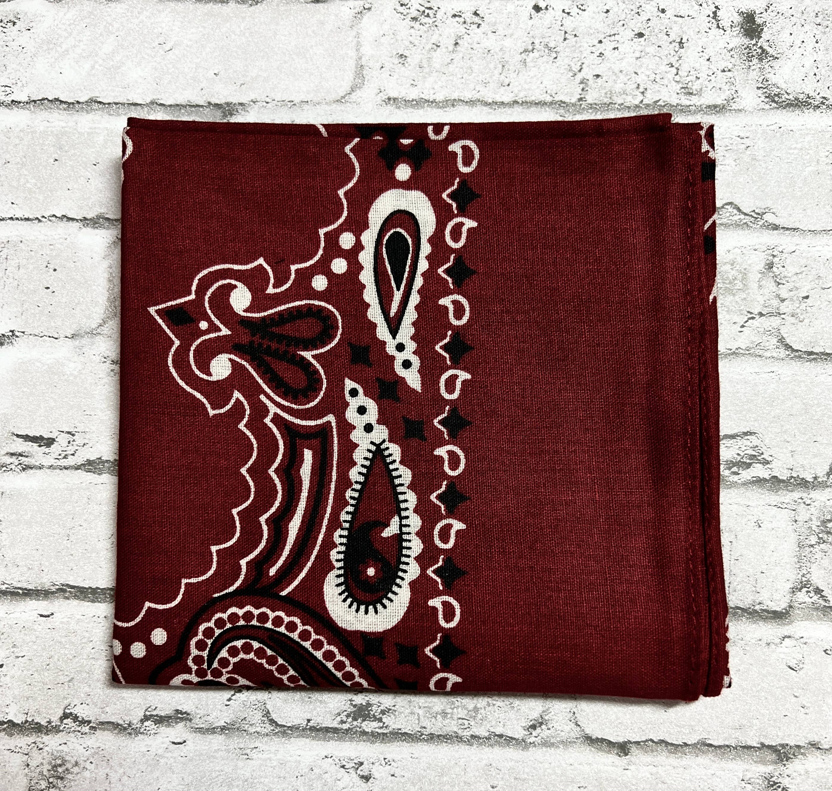 The Funky Soul - Wholesale Bandana - Unisex - Personalized Embroidered Floral Custom Name Bandana5