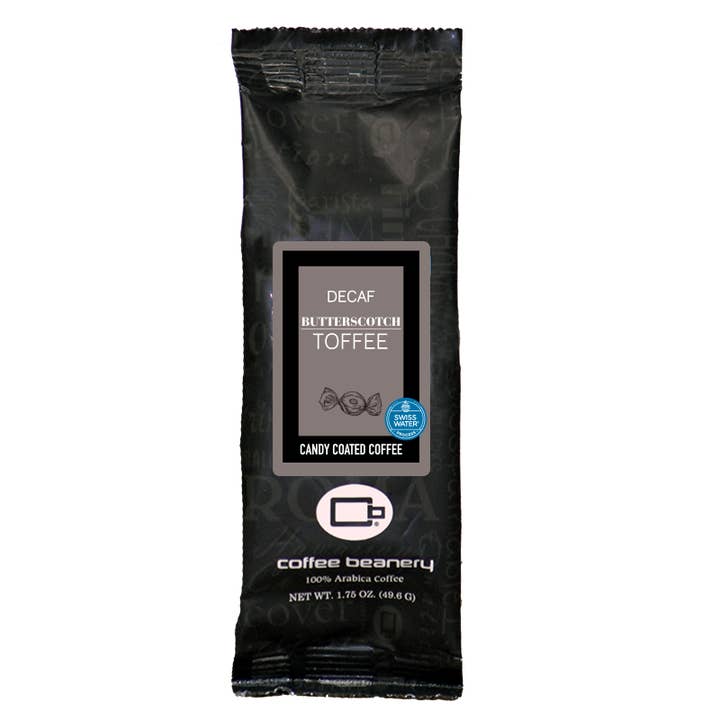 Coffee Beanery - Wholesale Ground Coffee - Butterscotch Toffee SWP Decaf Flavored Coffee