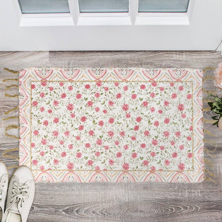 Primitives by Kathy - Wholesale Area Rug - Pink Floral Rug