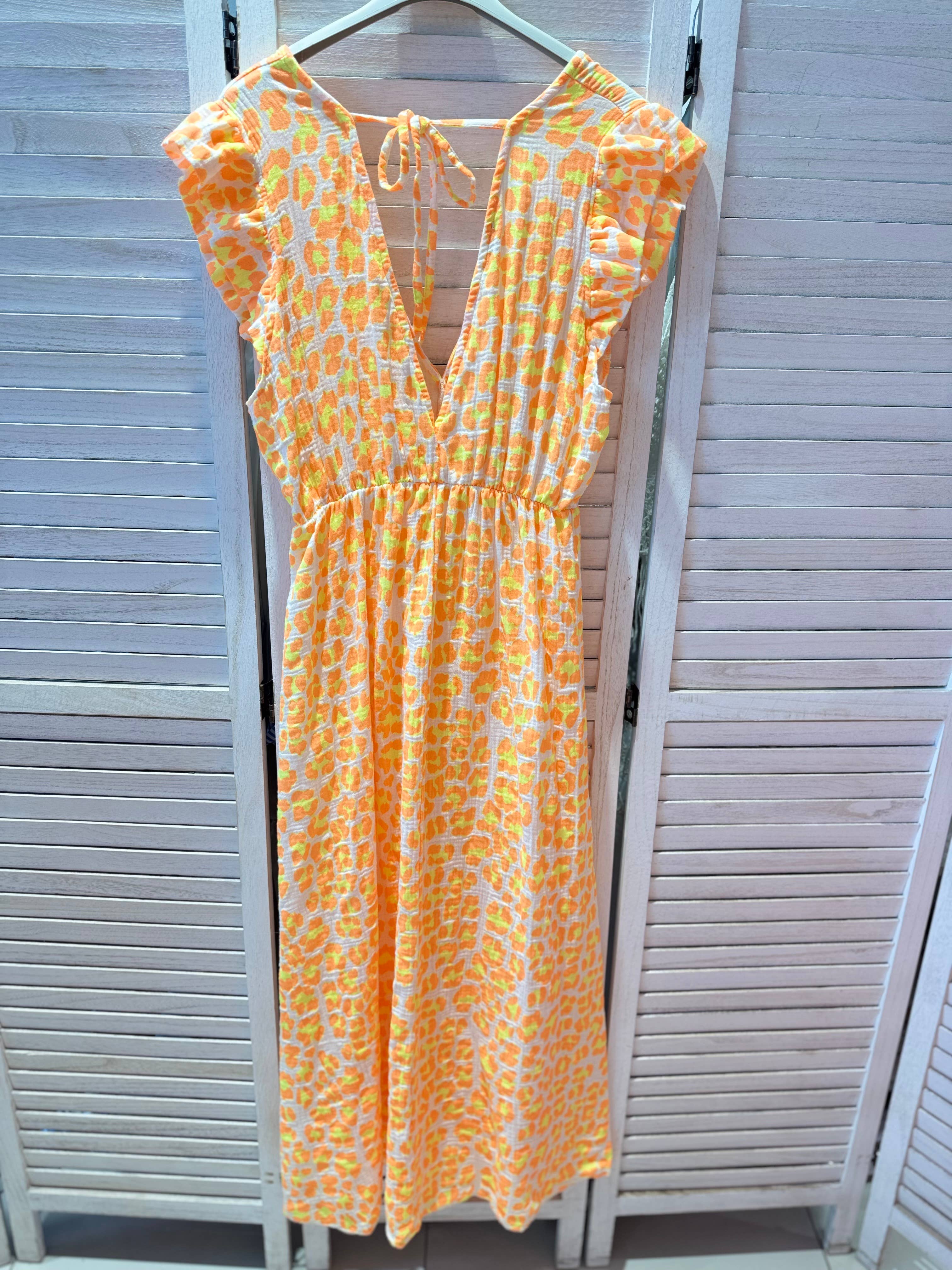 VICTORIA&ISAAC - Wholesale Dress - Women's - Leopard Print Maxi Dress - A1023 Leo4