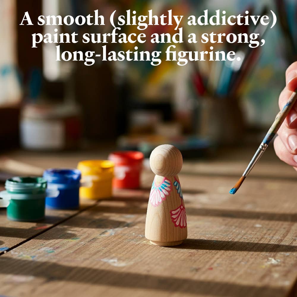 Woodpeckers Crafts - Wholesale DIY Craft Kit - 2-3/4" Gnome Peg Doll4