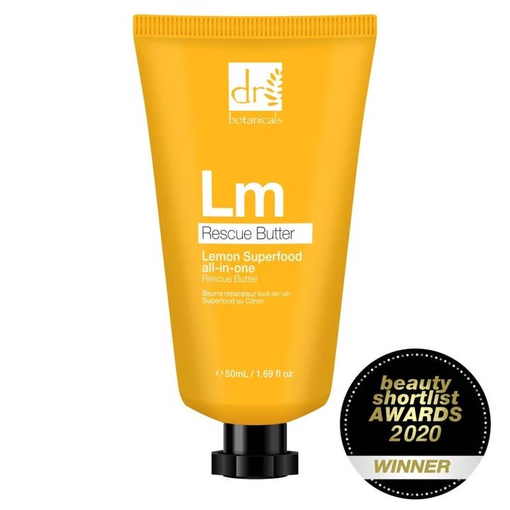 Lemon Superfood All-In-One Rescue Butter 50ml for wholesale by Dr. Botancials | Anti-Ageing Vegan Skincare