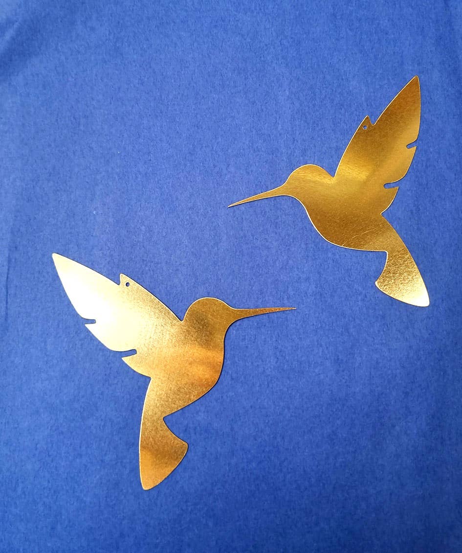 Delphine Plisson - Wholesale Wall Accent - Brass Hummingbird Mini or Large4