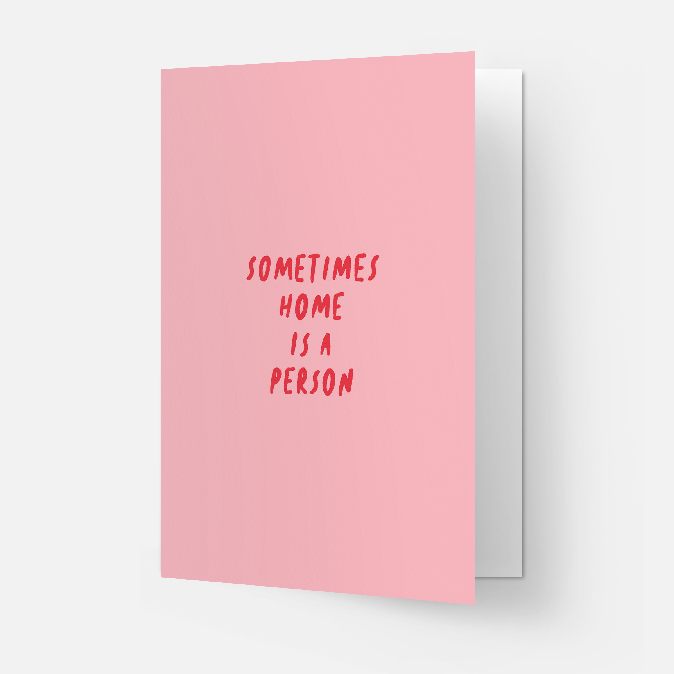 Kaart Blanche - Wholesale Love Card - Home is a person greeting card1