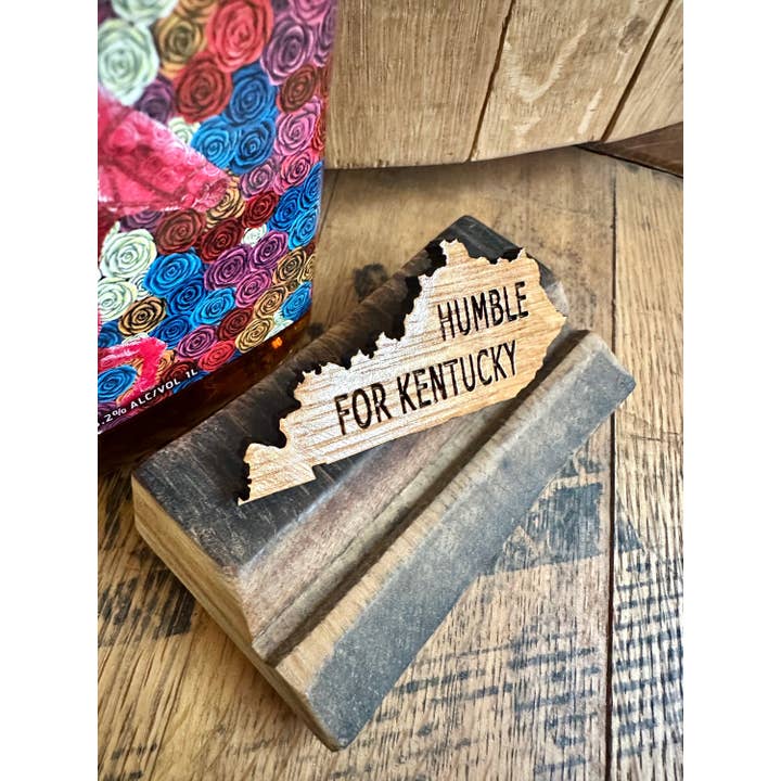 TWWKY - Wholesale Lapel Pin/Button - Kentucky Bourbon Barrel Reclaimed State Lapel Pin