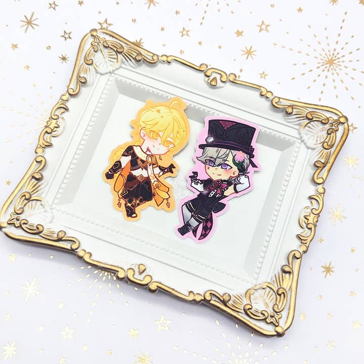 squibblefu - Wholesale Sticker - GenShip Friends: Fontaine Edition | Genshin Impact | Vinyl Stickers3