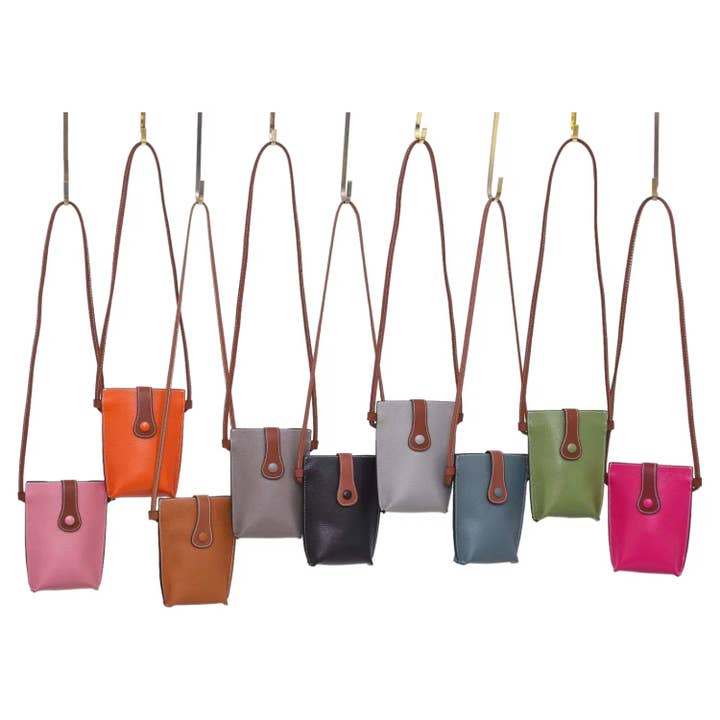 Superbia Genuine Leather Two-Toned Mobile Bag Essential Bag for wholesale by Superbia