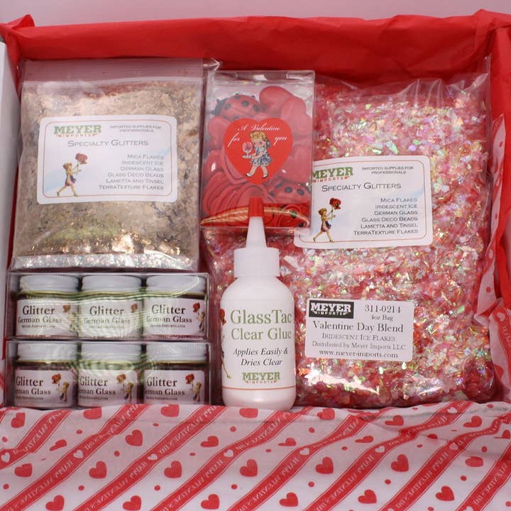 Ultimate Valentine Kit - Glitter, Mica & Minis - IV3-0214 for wholesale by Meyer Imports