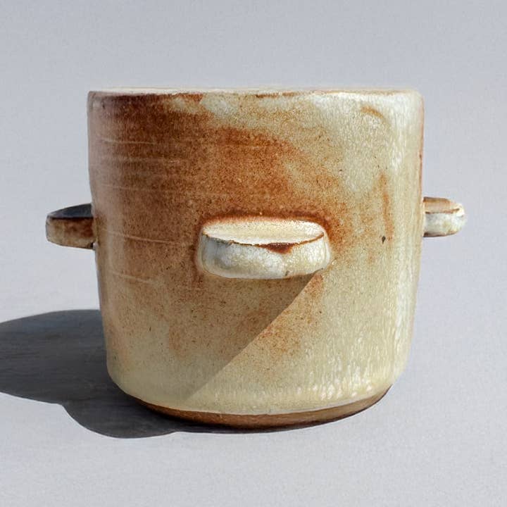 Holydirtstudio.com - Vente Pot - Cache-pot en céramique fait main avec trou de drainage : Pot de plante d'intérieur unique0