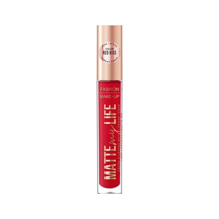 LIPGLOSS "MATTE MY LIFE" N°05 - RED KISS - FMU for wholesale by BEAUTY FOULE DIFFUSION
