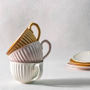 CREATED CO. Angle Espresso Saucer (Saucer Only) / Coffee Cups