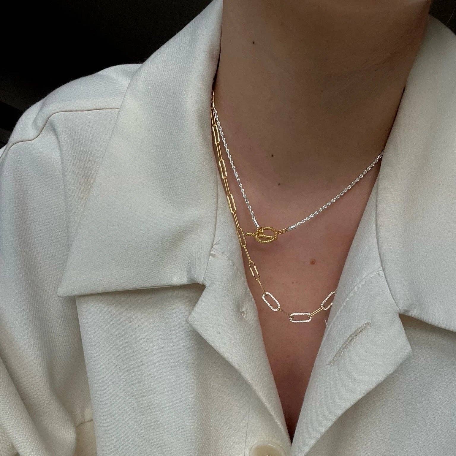 Love Local Jewelry - Wholesale Schakelketting - Orion ketting met Maxi Link schakels in 18K goud of puur 925 zilver1