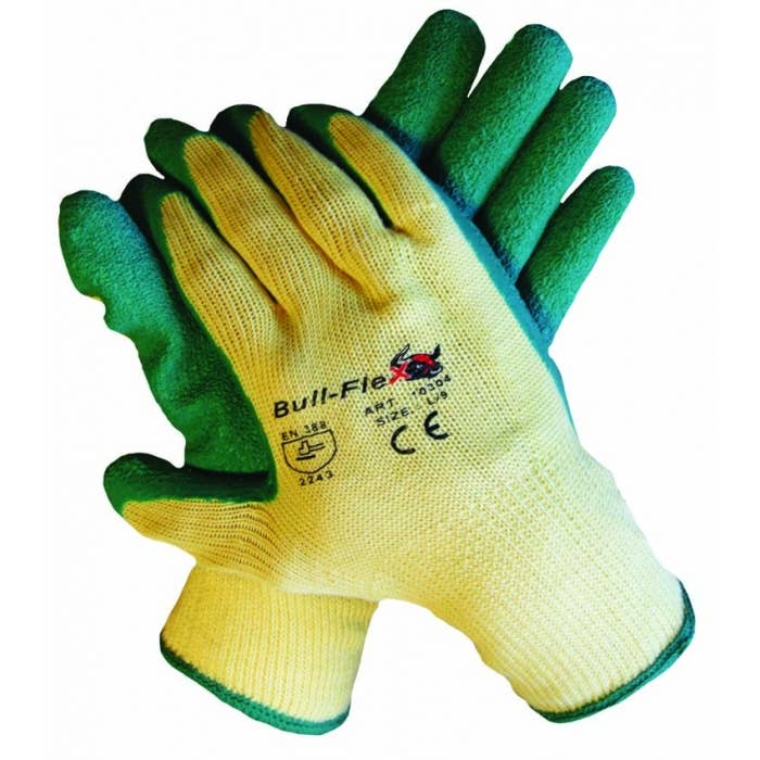 Bull-Flex arbetshandskar / M (8) grön för wholesale av Growstore.nu
