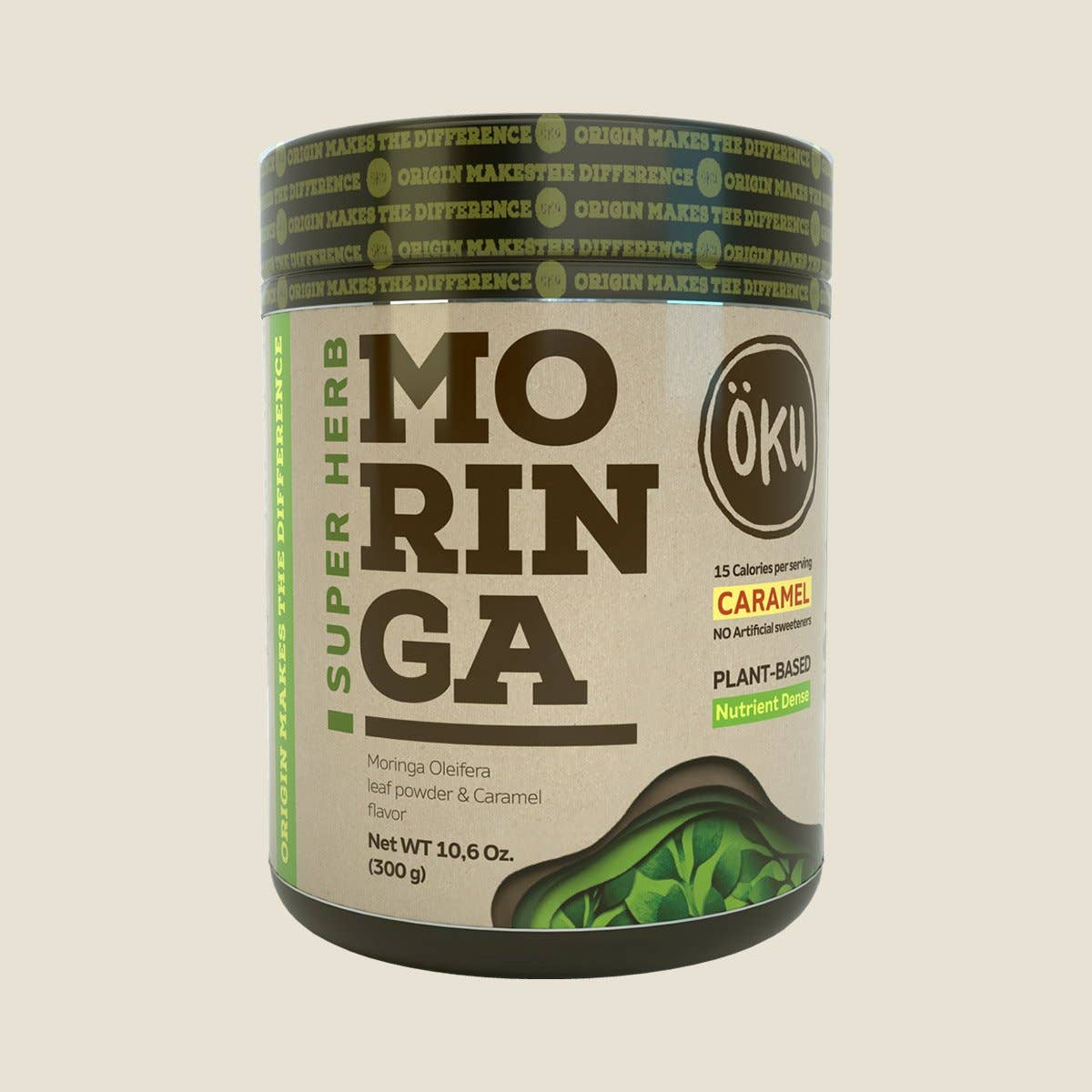 OKU – wholesale Hälsodryck i pulverform – Sockerkulör Moringa