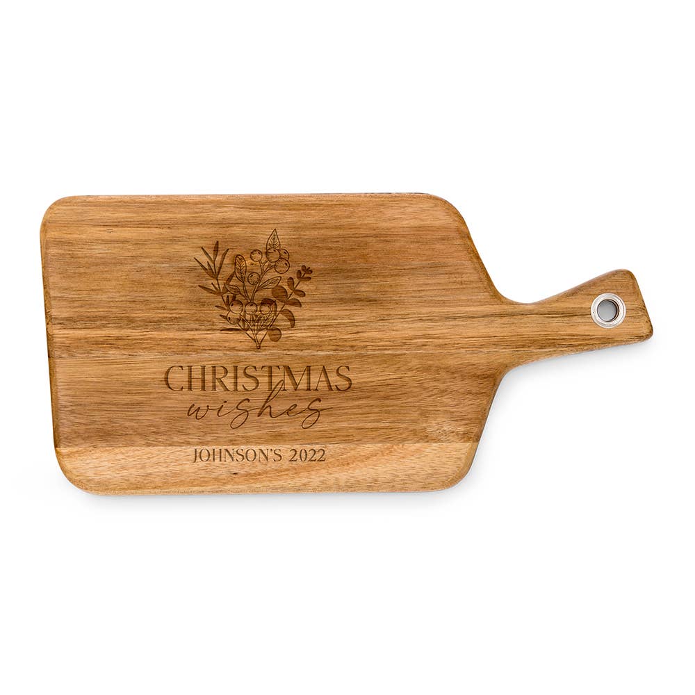 Weddingstar Inc. - Wholesale Cutting Board - Wooden Paddle Cutting & Serving Board - Berry Bunch1