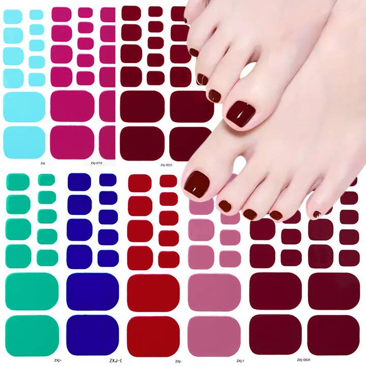 Autocollants d'ongles de pied étanches personnalisés à faire soi-même pour la vente par MoodGold