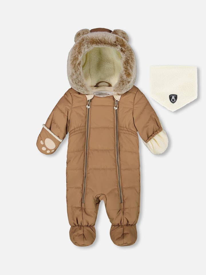 Einteiliger Baby-Layette-Schneeanzug für Autositz Chanterelle für den Großhandel von Deux par Deux