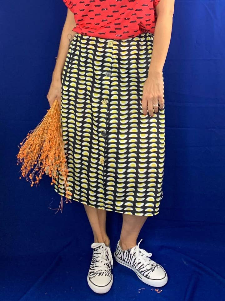 Ara Skirt - Print Eggs for wholesale by La Compiano