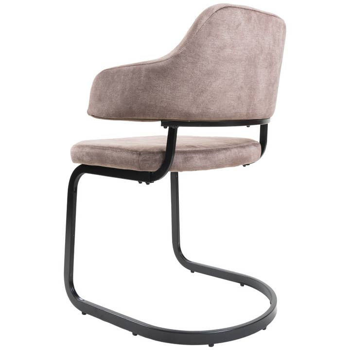 Home67 – wholesale Chair – Fox Taupe 08 Dining Chair — Vintage Velvet