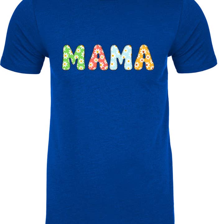 T-shirt Floral Mama – Couleur Vive, Amour Florissant pour la vente par Rose’s Colored Designs
