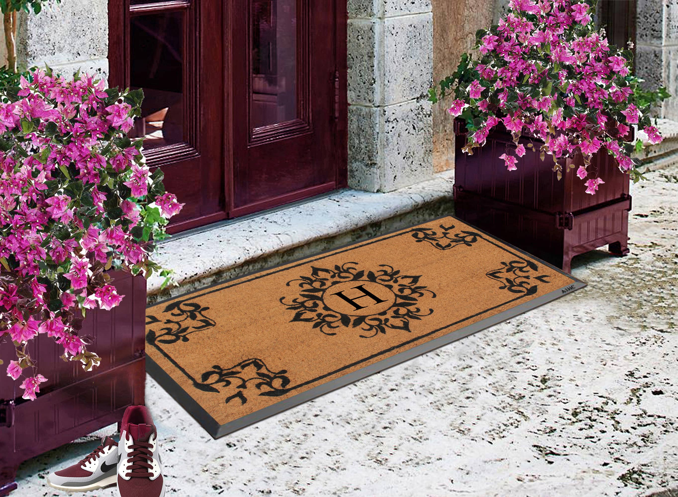 A1 home collections - Wholesale Door Mat - A1HC Natural Coir & Rubber Heavy Duty Monogrammed Doormats7