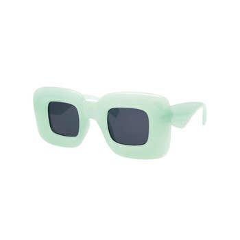 Kleo One Piece Shield Lens Rectangle Sunglasses