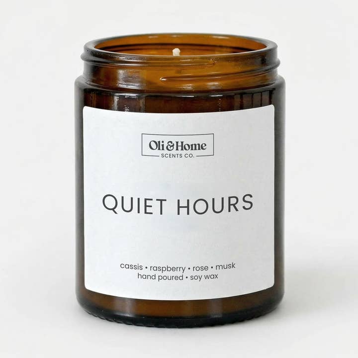Quiet Hours Candle | Berry & Rose Candle | Soy Candle UK for wholesale by Oli & Home