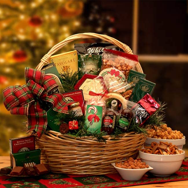 Holiday Celebrations Holiday Gift Basket - Medium for wholesale by Gift Basket Drop Shipping