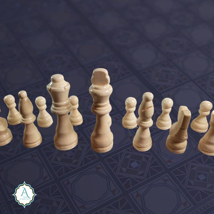 JOUZ - Venta al por mayor Juegos de mesa - Juego de 32 piezas de ajedrez, juego de piezas de ajedrez grandes de madera, 1