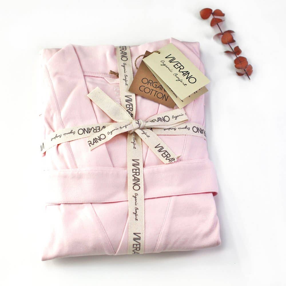 Viverano Organics - Wholesale Robe - Women's - Women's Organic Cotton Bathrobe & Spa Robe2