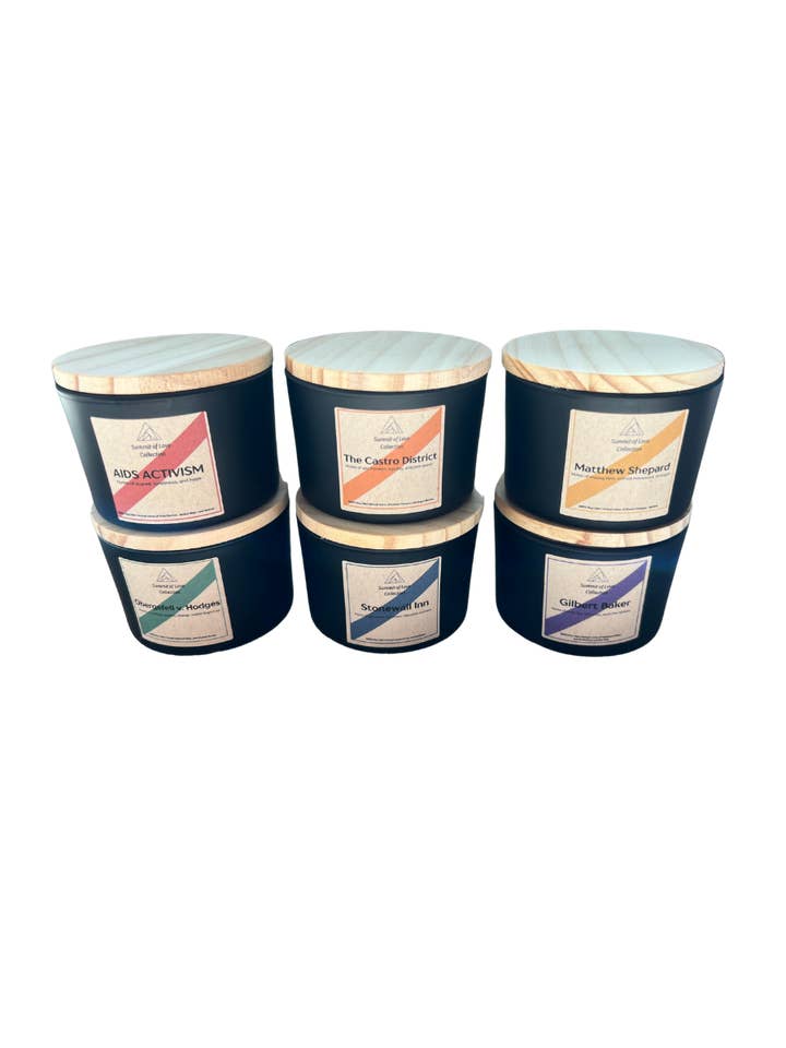 Gipfel der Liebe - Pride-Kerzen 4oz für den Großhandel von Mountain Top Mentality