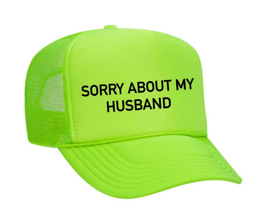 Inappropriate Trucker Hats - Wholesale Trucker Hat - Women's - Sorry About My Husband Trucker Hat21