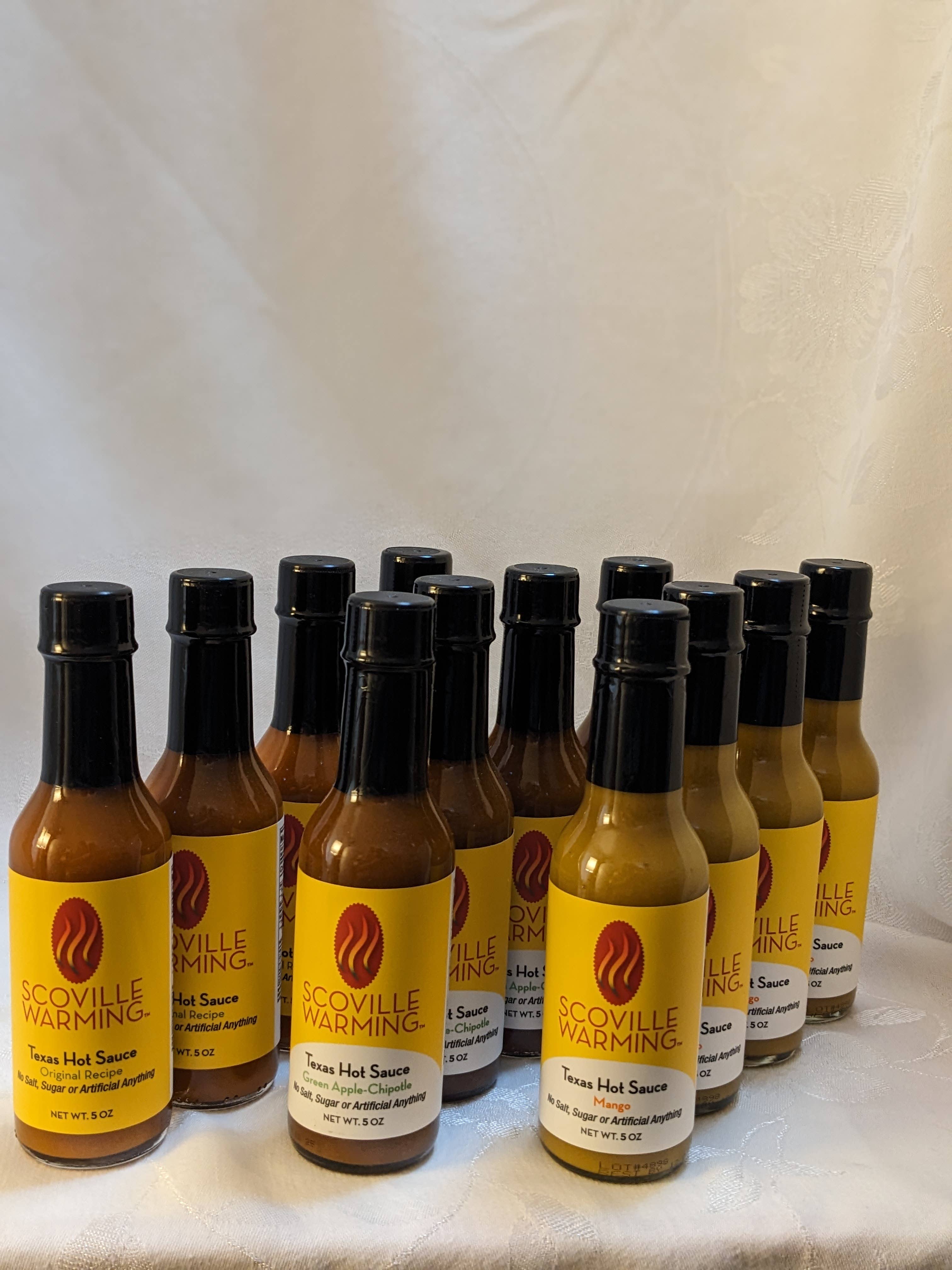 Scoville Warming - Wholesale Hot Sauce - Hot Sauce Sampler Case - 12 Count2
