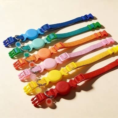 Air Tag Pet Tracker Collar - Waterproof PU_CWMM5969 for wholesale by PAWPAWwholesale