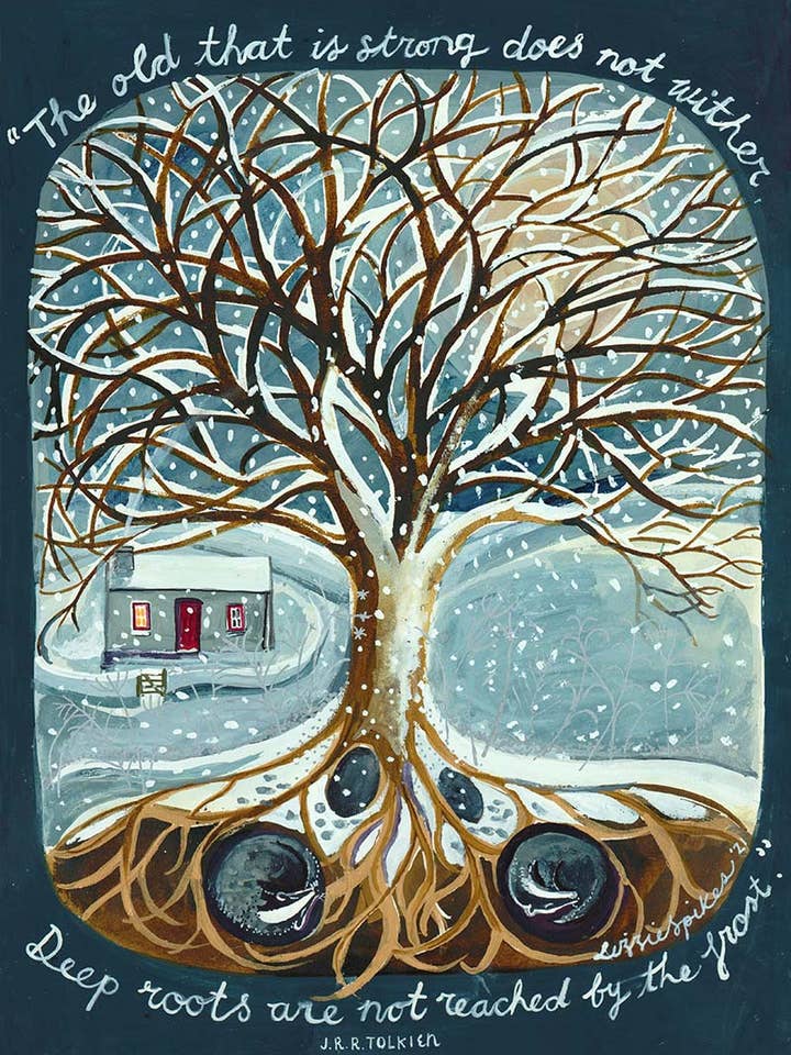 Deep Roots, biglietto di auguri grande per la vendita all'ingrosso da parte di Driftwood Designs