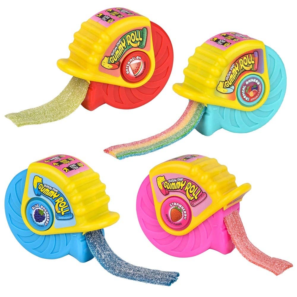 La Luna Bella - Toys - Wholesale Boiled sweets - Push Pop Gummy Roll - LLB Candy1