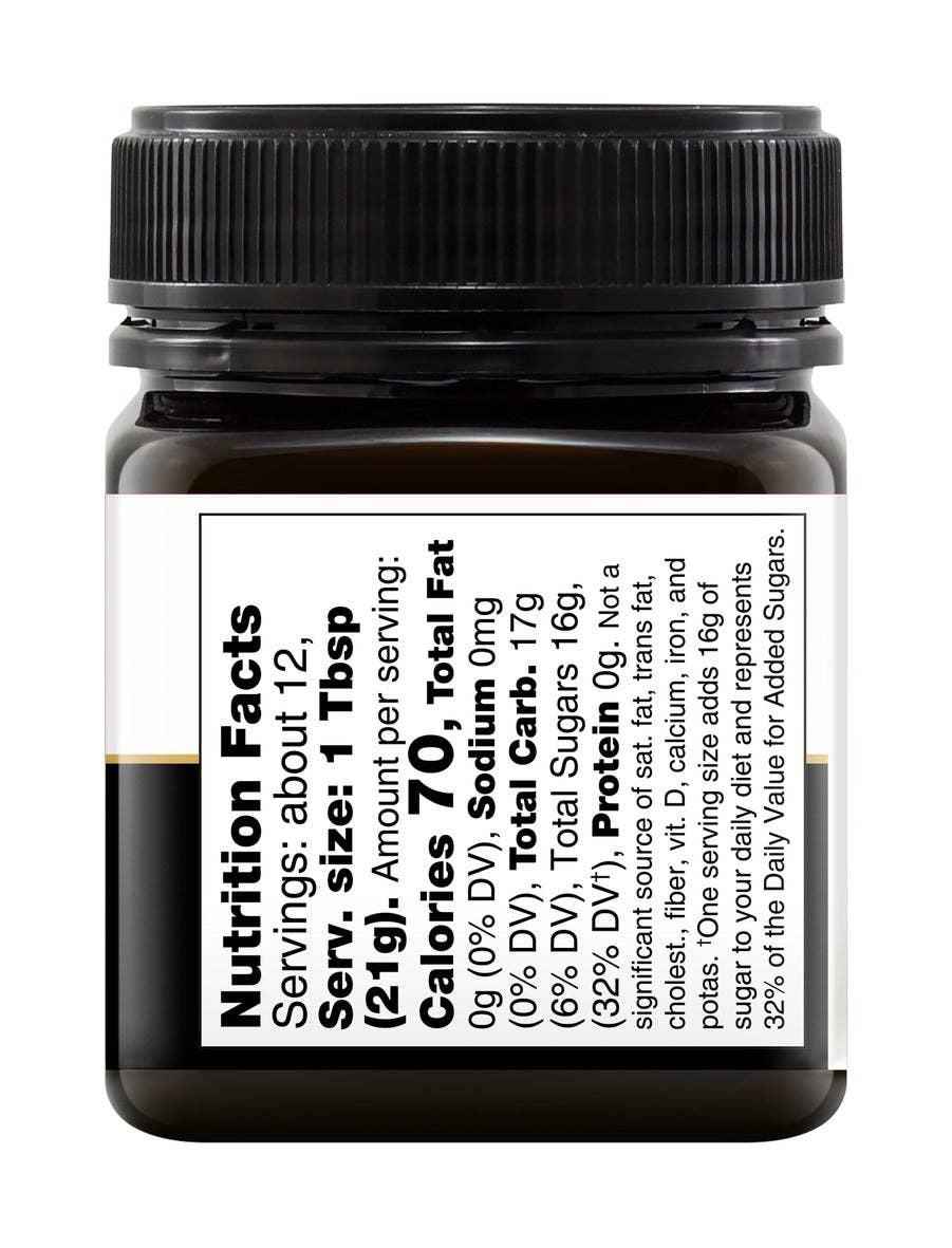 Downunder Honey – wholesale Honung – UMF 25+ Manukahonung (MGO 1200+) 250 g1