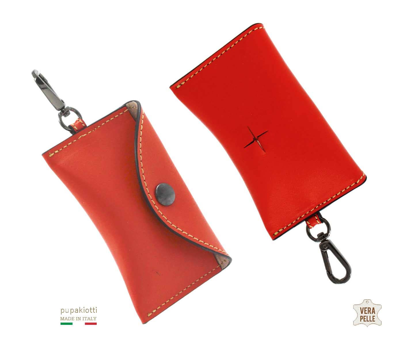 Pupakiotti Pets, Brand in Italy Srl. – wholesale Godisväska  - Hund – Premium äkta läderpåshållare med ficka för hundar0