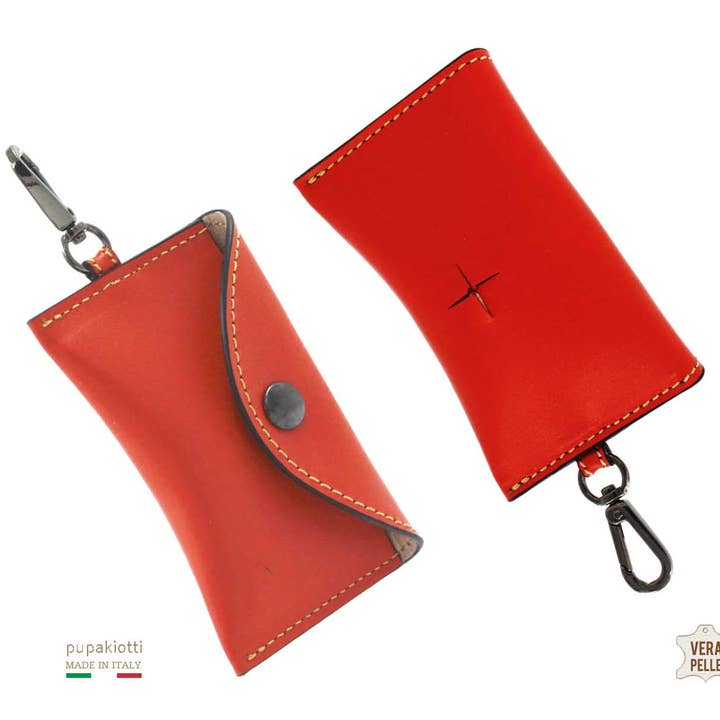 Pupakiotti Pets, Brand in Italy Srl. - Venta al por mayor Bolsa para chuches - Perros - Porta bolsas de cuero genuino Premium para perros con dispensador de bolsillo