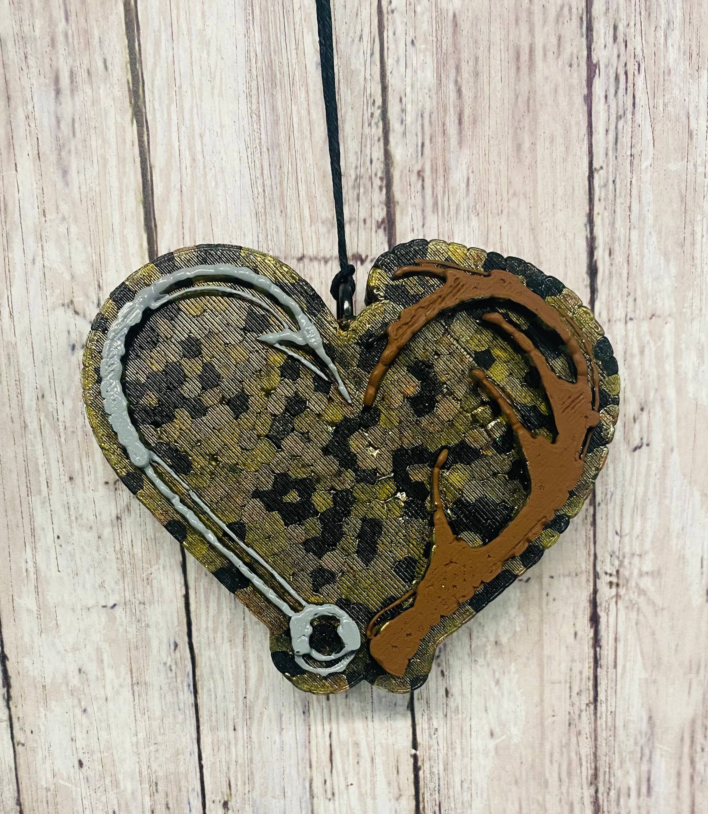 Scent Story Freshies - Wholesale Car Freshener - Unisex - Heart with Hook & Horn Car Freshie/Car Scent/Air Freshener1