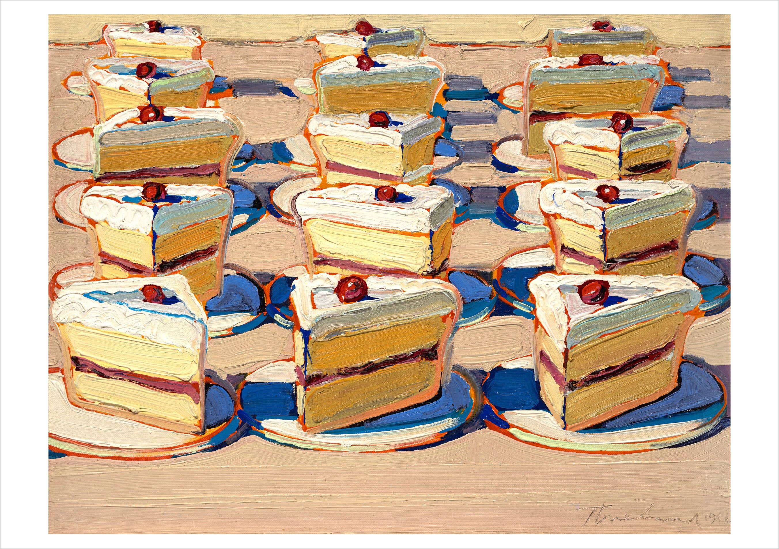 Pomegranate - Wholesale Stationery/Notecard Set - Wayne Thiebaud: Boston Cremes Notecard0