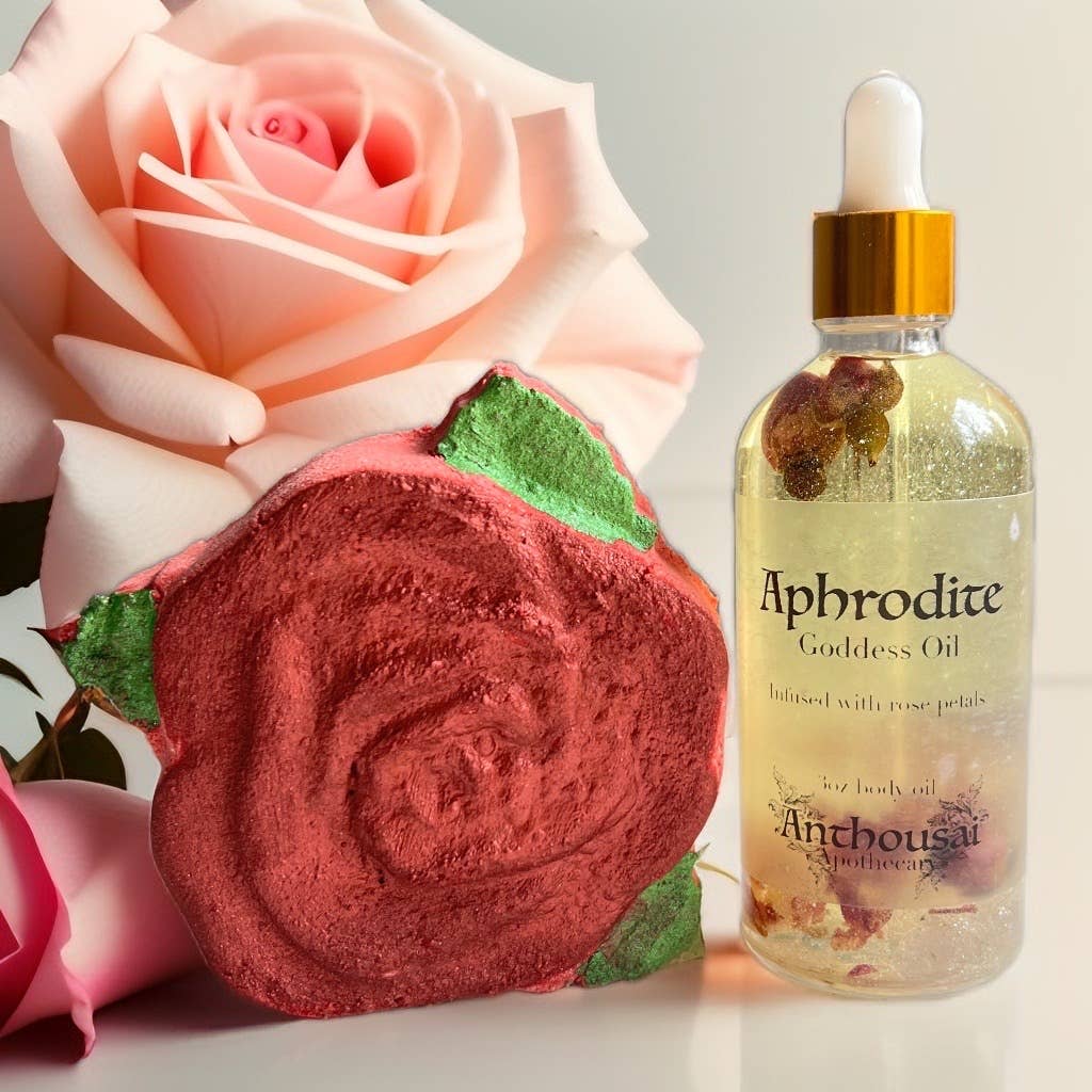 Anthousai Apothecary - Wholesale Bath/Body Oil - Aphrodite Goddess Oil1