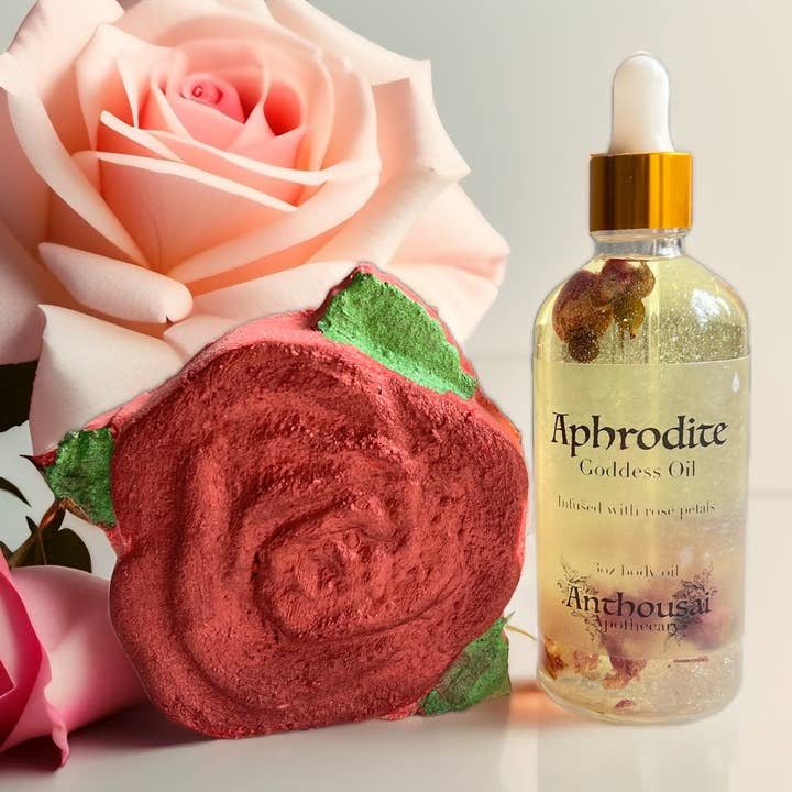 Anthousai Apothecary - Wholesale Bath/Body Oil - Aphrodite Goddess Oil1