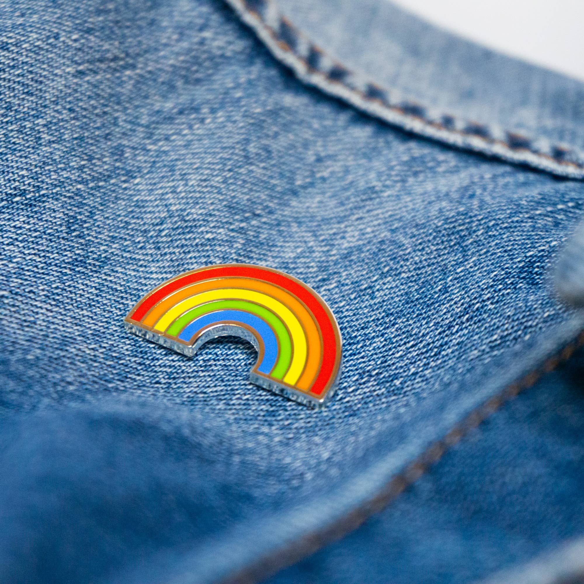 Creative Goodie - Wholesale Lapel Pin/Button - Pride Rainbow Enamel pin, LQBT pin,  Queer pin, Flag Pin3