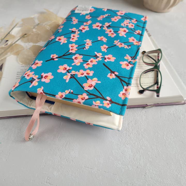 Cherry Blossom Book Cover for wholesale by Anegami Bookish Boutique